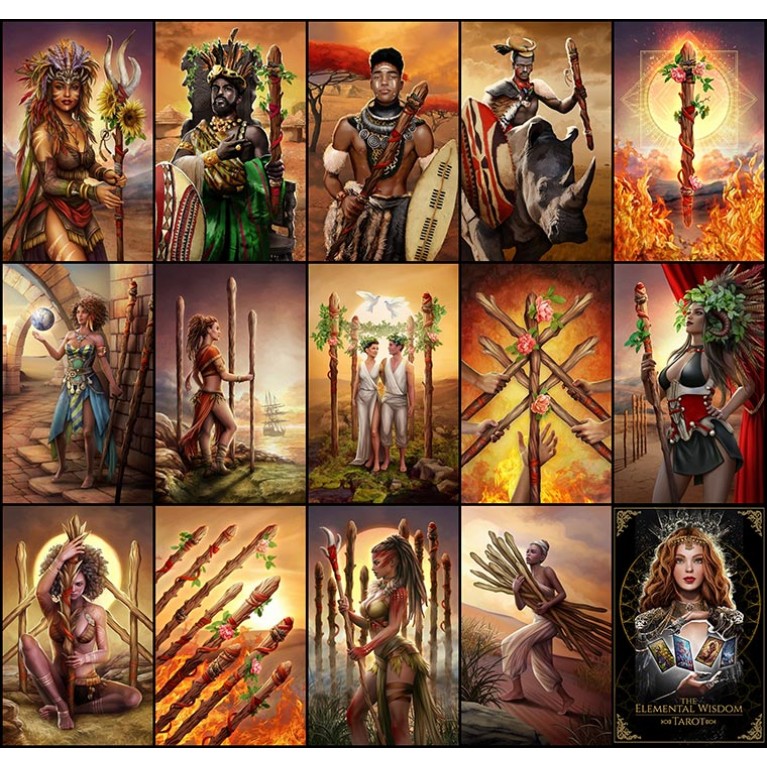 Таро Мудрость Стихий (большая версия) / The Elemental Wisdom Tarot ...